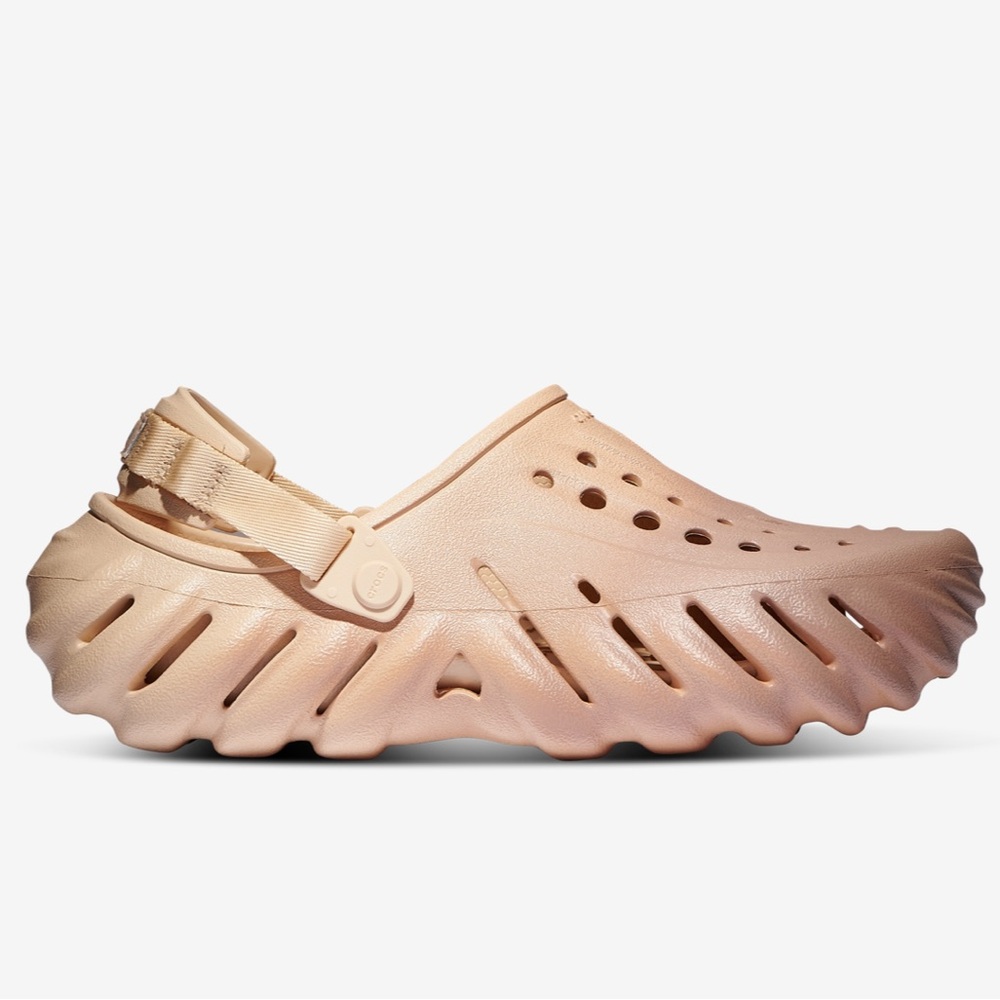 Crocs Mens Echo Clogs Ombré Latte